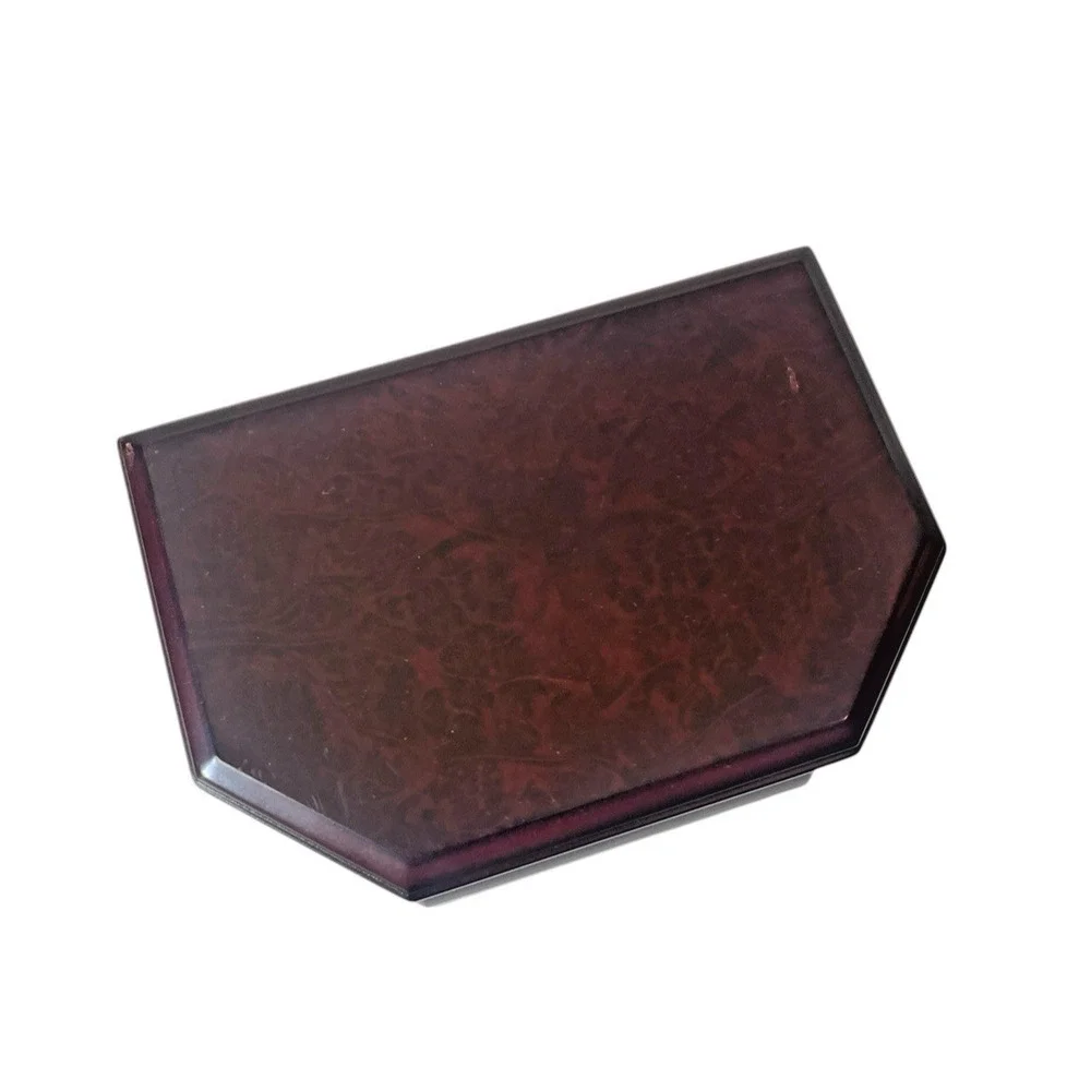 Vintage Mahogany Wood Jewelry Box with Hinge Lid | Bombay Company | Traditional